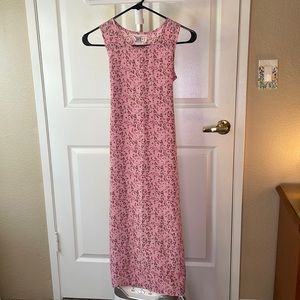 Vintage Zoey Girls Floral Maxi Dress